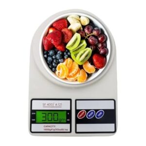 ATOM ALISTON K1 Series Digital Kitchen Weighing Scale 10 kg, Electronic Weight Machine with LCD Display for Baking, Cooking