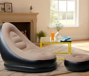 Atllas export PVC 2 Seater Inflatable Sofa (Color - Multicolor, DIY(Do-It-Yourself))