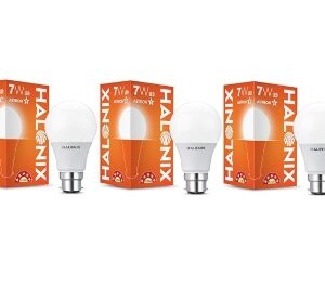 Halonix Astron Plus B22 7-Watt LED Led Bulb (Pack of 3, Cool White)