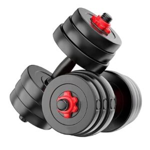 Kore 20 KG PVC-DM COMBO16 (3Kg X 4 Plates + 2Kg X 4 Plates) Home Gym Dumbbells Kit