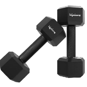 Lifelong PVC Hex Dumbbells Pack of 2
