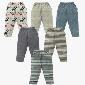 NammaBaby 100% Cotton Assorted Track Pant for Boys and Girls - Regular fit