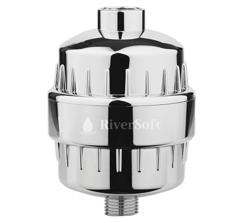 RIVERSOFT SF-15 PRO Shower and tap Filter for Hard Water with 15 Stage