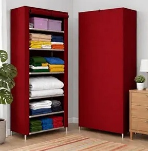 YouCopia Collapsible Wardrobe 6 Shelves Storage Clothes Storage Rack Quick Wardrobe