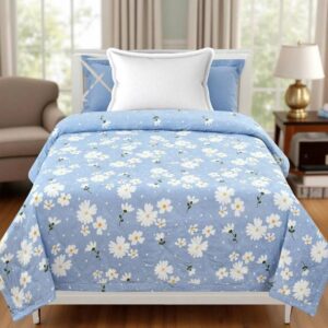 Home Stylish Floral Single Comforter for  AC Room