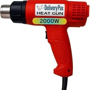 2000W Heat Gun Machine | Dual Temperature 350-650°C Hot Air Gun Machine for Shrink Wrap, PVC Pipe Heating, Resin Art & DIY | Hot Gun Machine for Packing Wrapping, Heatgun Machine (Assorted Color)
