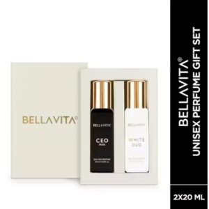 Bella Vita Luxury CEO Man 20 ml + White Oud Unisex 20 ml Perfume Gift Combo Pack for Men and Women (Pack of 2)