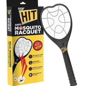 HIT Anti Mosquito Racquet Rechargeable Insect Killer Bat with LED Light