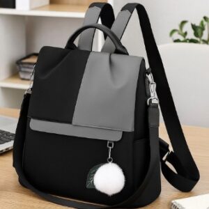 JAISOM Women Colour blocked Applique Backpack