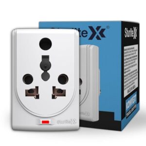 Sturlite Konvert Multiplug 6-16 Amp 2-Pin & 3-Pin Socket Universal AC Travel Adapter