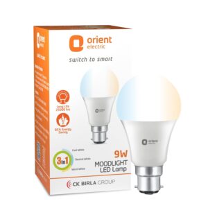 Orient Electric Eternal Shine Moodlight B22 Base Color Changing 9W LED Bulb